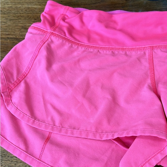 Pink LULU shorts 4 - Picture 5 of 8